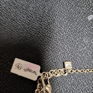 Gold with diamond bangle bracelet